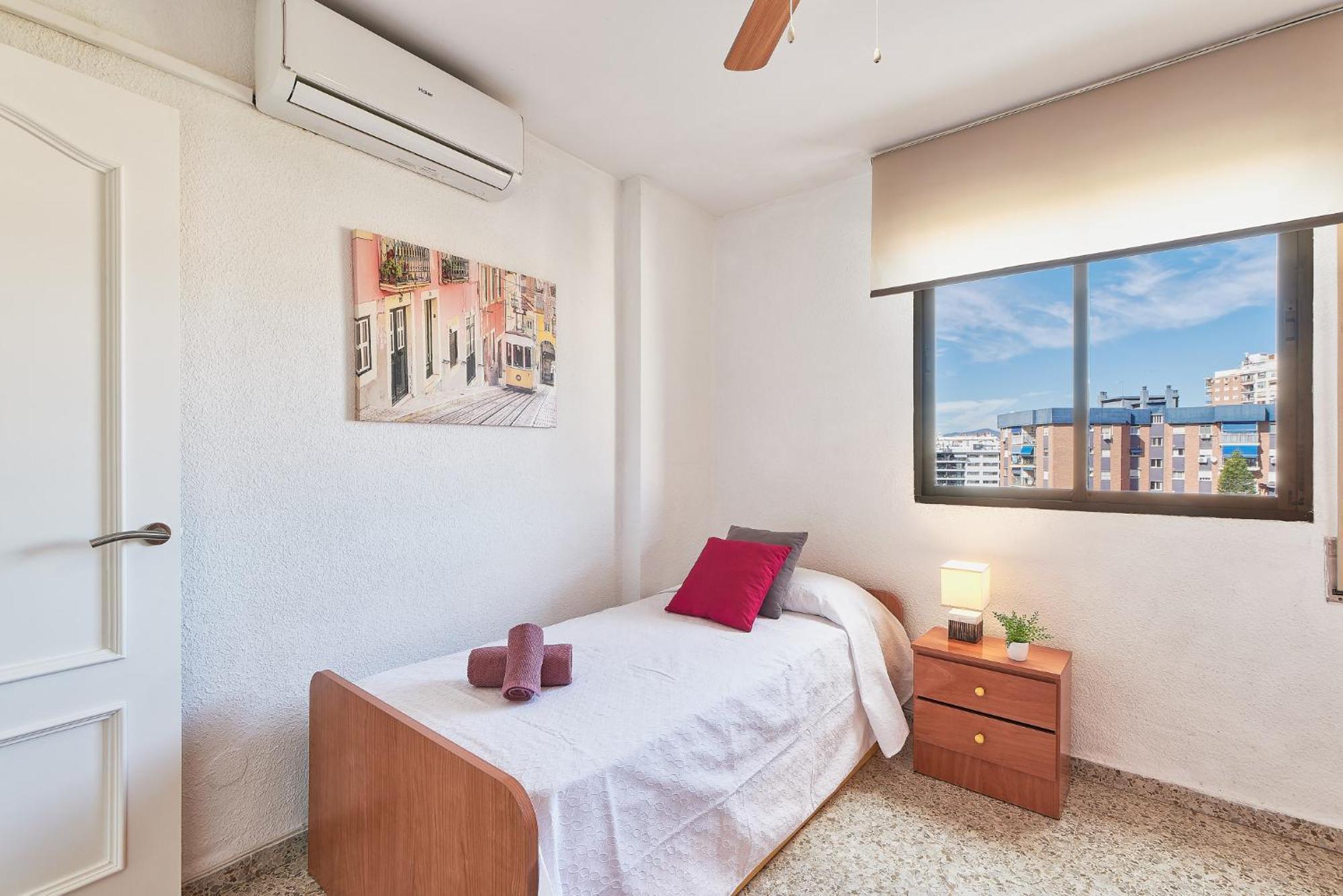 Luminoso Apartamento/ 5 Minutos De La Playa Málaga Kültér fotó